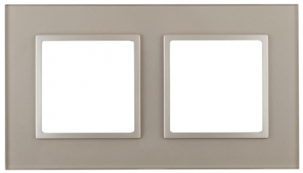 Рамка 2-постовая ЭРА Elegance 14-5102-04 Б0034491