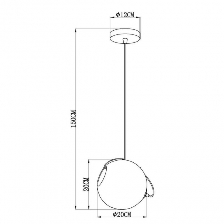 Подвесной светильник Lucide Jazzlynn 25405/20/65