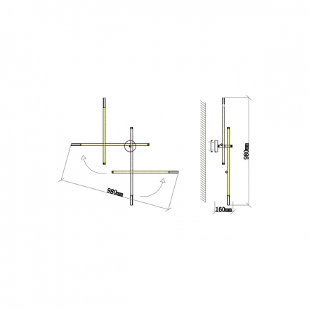 Бра Vele Luce Corda VL5534W34
