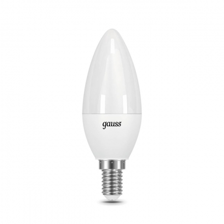 Лампа светодиодная диммируемая Gauss E14 7W 6500K матовая 103101307-S
