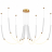 Подвесная люстра Odeon Light MONELLA 6639/70L