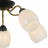 Потолочная люстра Illumico IL8193-5COU-79 BK GD