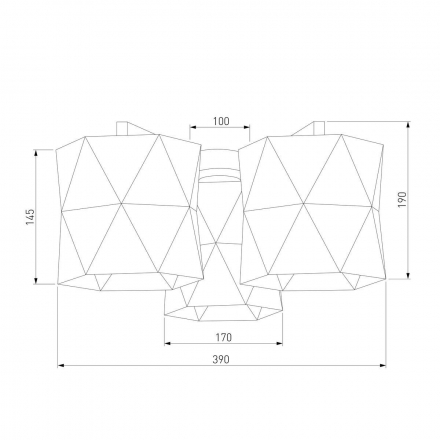 Потолочная люстра TK Lighting 3248 Siro White