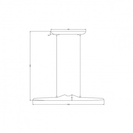 Подвесной светодиодный светильник Arte Lamp Conca A4286SP-19BK