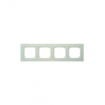 Рамка 4-постовая Liregus Epsilon стекло натуральное 28-244