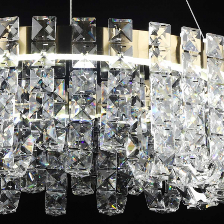 Люстра Reluce 02601-0.4-104W LED COP+CH