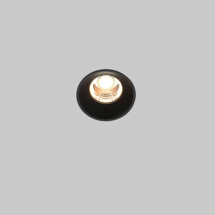 Встраиваемый светодиодный светильник Maytoni Round DL058-7W3K-TRS-B