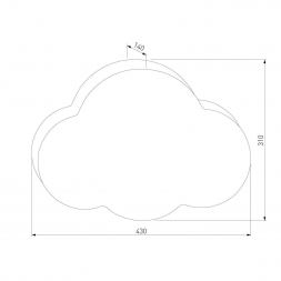 Настенный светильник TK Lighting 10006 Cloud
