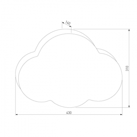 Настенный светильник TK Lighting 10006 Cloud