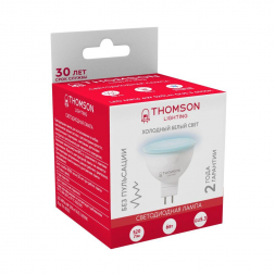 Лампа светодиодная Thomson GU5.3 6W 6500K полусфера матовая TH-B2322