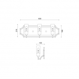 Бра Vele Luce Elsa VL4214W03