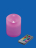 Фигурка светодиодная «Свеча» 7,5х10см Uniel ULD-F052 RGB RC Candle UL-00007258