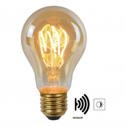Лампа светодиодная Lucide E27 4W 2200K янтарная 49042/04/62