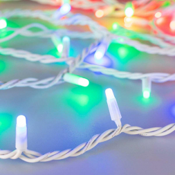 Уличная светодиодная гирлянда Ardecoled нить 24V разноцветная ARD-String-Pro-10000-White-100Led-Milk-Live RGB-DMX 031756