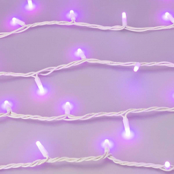 Уличная светодиодная гирлянда Ardecoled нить 24V разноцветная ARD-String-Pro-10000-White-100Led-Milk-Live RGB-DMX 031756
