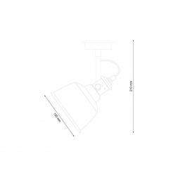 Спот Lucia Tucci Industrial W1820.1 Sand Silver