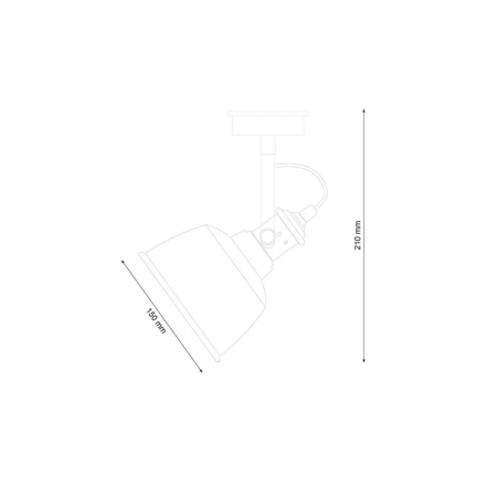 Спот Lucia Tucci Industrial W1820.1 Sand Silver