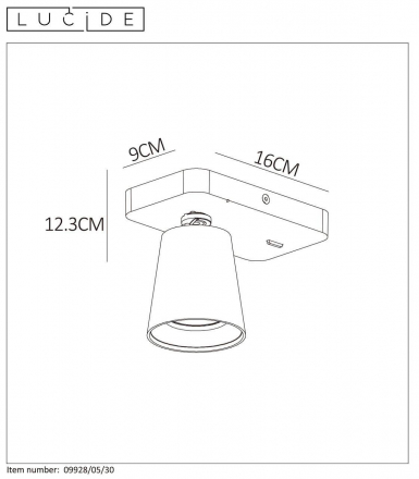 Спот Lucide Turnon 09928/05/30