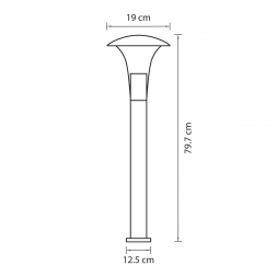 Уличный светодиодный светильник Lightstar Arroto 378747