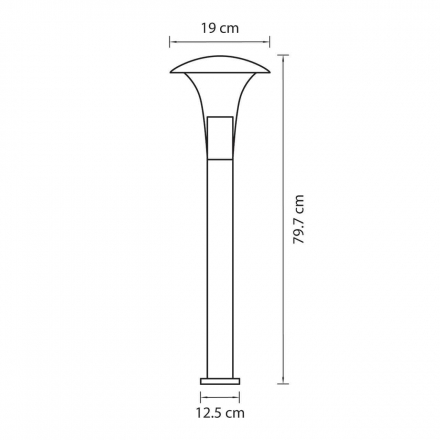 Уличный светодиодный светильник Lightstar Arroto 378747