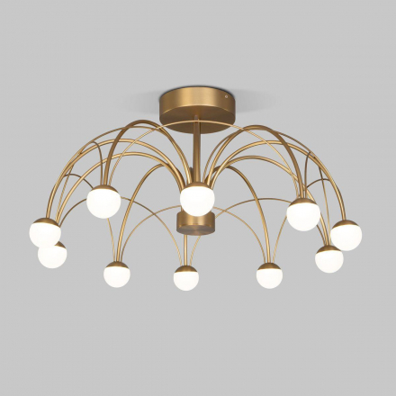Потолочная светодиодная люстра Eurosvet Ragno 90031/10 LED золото