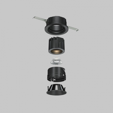 Встраиваемый светодиодный светильник Maytoni Technical Wise DL057-7W4K-B