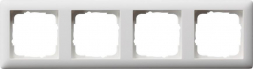 Рамка 4-постовая Gira Standard 55 чисто-белый шелковисто-матовый 021404