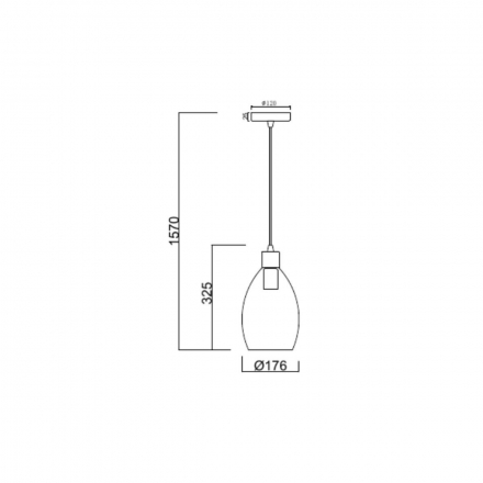 Подвесной светильник Vele Luce Placido VL5055P14