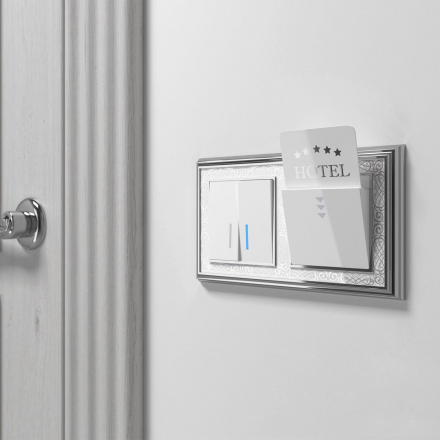 Рамка на 2 поста Werkel Palacio Gracia хром/белый W0021431 4690389159398