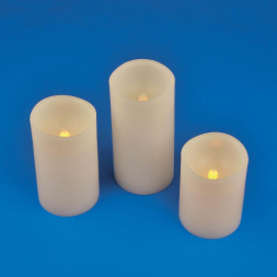 Фигурка светодиодная «Свеча» 7,5х15,1см Uniel ULD-F050 Warm White Candle Set3 UL-00007256