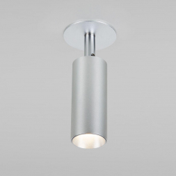 Встраиваемый светодиодный спот Elektrostandard Diffe 25039/Led серебряный a058219