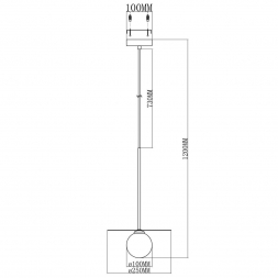 Подвесной светильник Moderli Scrumbel V6044-1P