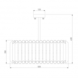 Потолочная люстра Bogates Castellie 362/5