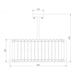 Потолочная люстра Bogates Castellie 362/5