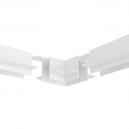 Коннектор L-образный потолок-потолок Denkirs Smart Hide TR2112-WH