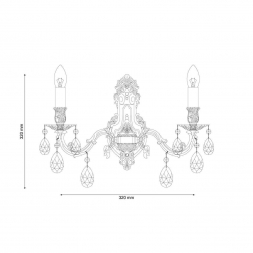 Бра Lucia Tucci Firenze W141.2 Antique