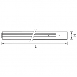 Шинопровод встраиваемый однофазный Lightstar Barra 501035