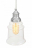 Бра Lumina Deco Fredica Moletti LDW 6844-1 CHR+PR