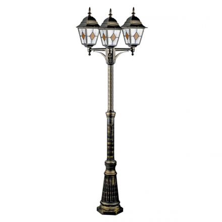 Садово-парковый светильник Arte Lamp Berlin A1017PA-3BN