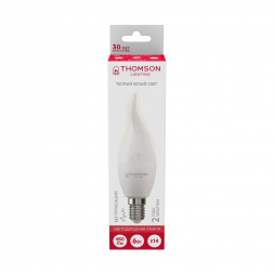Лампа светодиодная Thomson E14 6W 3000K свеча на ветру матовая TH-B2025