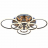 Потолочная светодиодная люстра Evoled Cerina SLE500582-08RGB