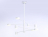Подвесная светодиодная люстра Ambrella light Comfort LineTech FL51688