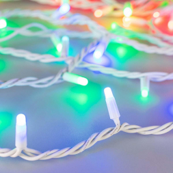 Уличная светодиодная гирлянда Ardecoled нить 24V разноцветная ARD-String-Pro-10000-White-95Led-Milk-Live RGBW-DMX 031757