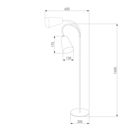 Торшер TK Lighting 3082 Wire Colour