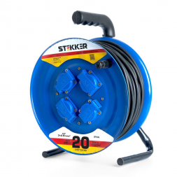 Удлинитель Stekker Professional 4гн 20м с/з PRF02-41-20 39784