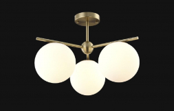 Подвесная люстра Crystal Lux FELIZ SP-PL3 BRONZE/WHITE