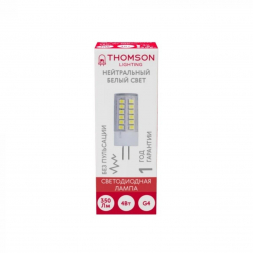 Лампа светодиодная Thomson G4 4W 4000K прозрачная TH-B4205