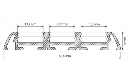 Профиль Arlight PHS-3X-2000 ANOD 013209
