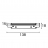 Коннектор прямой Italline Atom IT012-5040 black