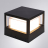 Уличный настенный светодиодный светильник Arte Lamp Ulysses A8712AL-1BK